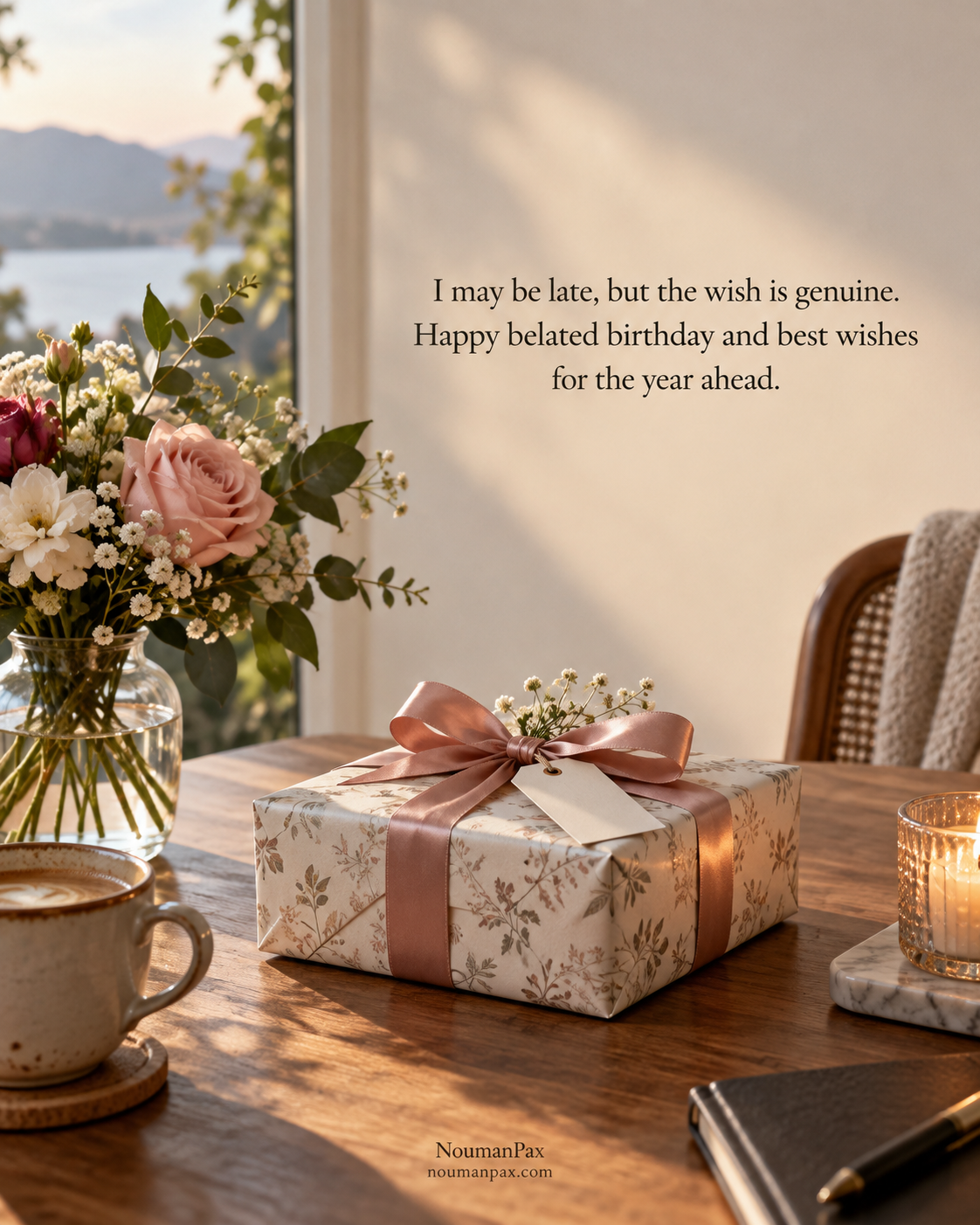 I may be late, but the wish is genuine. Happy belated birthday and best wishes for the year ahead.