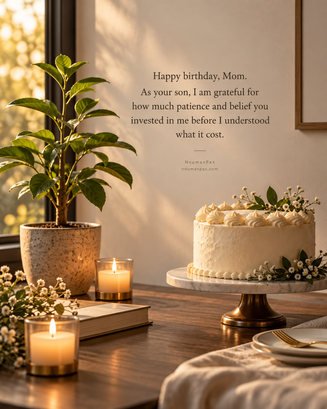 Happy birthday, Mom. As your son, I am grateful for how much patience and belief you invested in me before I understood what it cost.