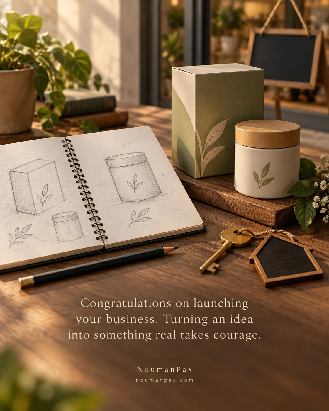 Congratulations on launching your business. Turning an idea into something real takes courage.