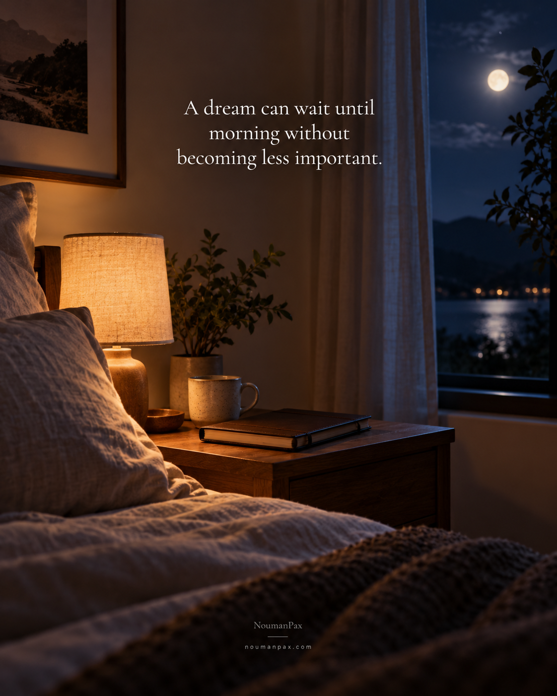 Good night dream quote about waiting until morning