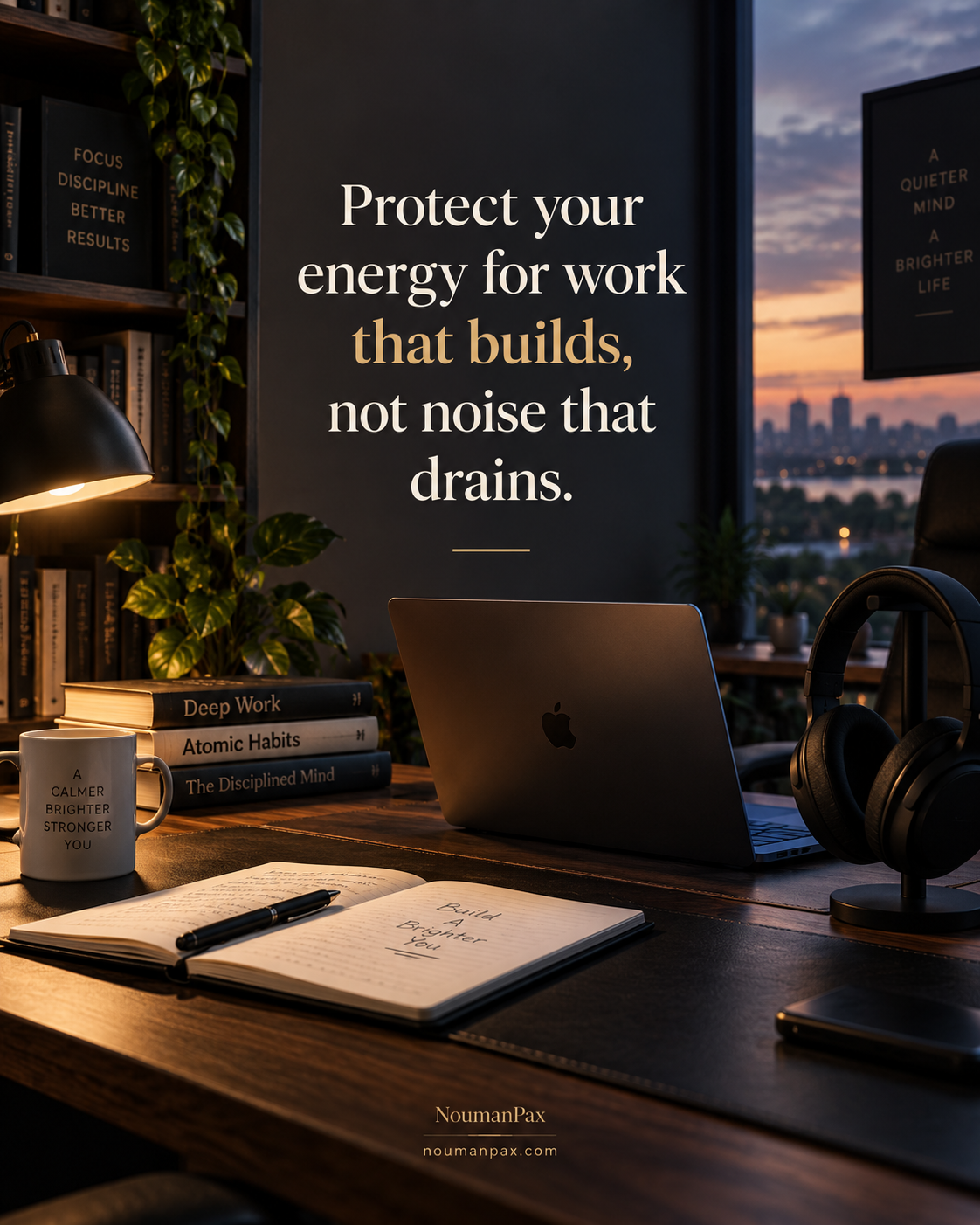 Protect your energy for work that builds