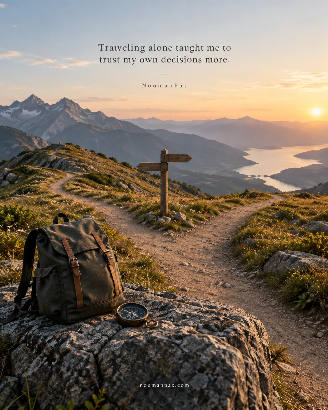 Traveling alone taught me to trust my own decisions more.
