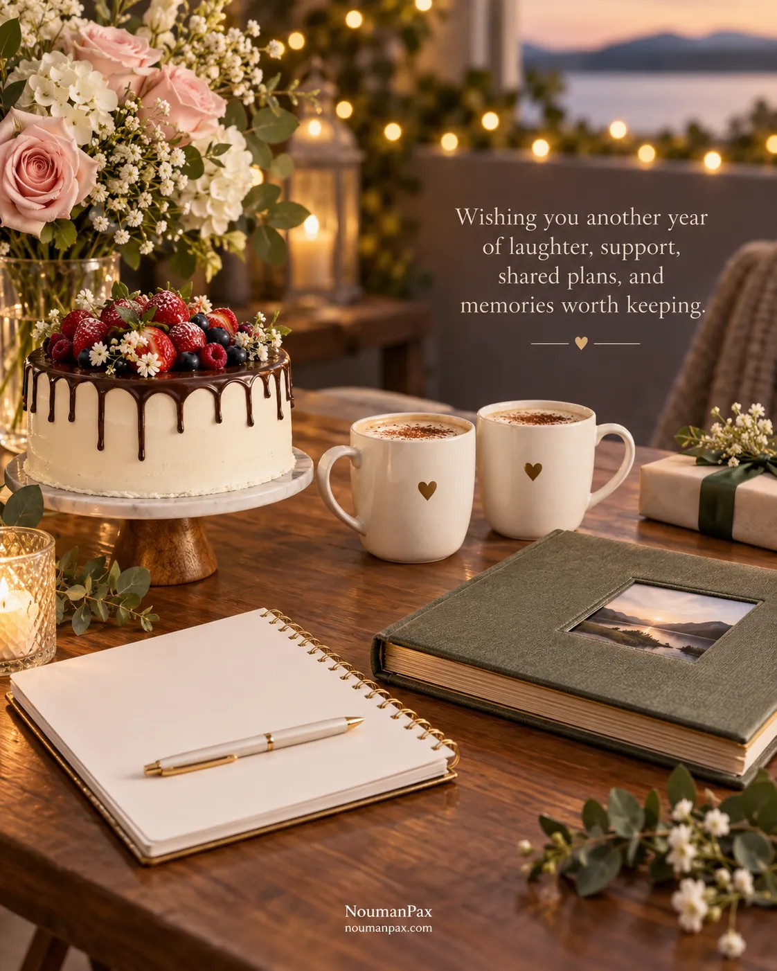 Wishing you another year of laughter, support, shared plans, and memories worth keeping.