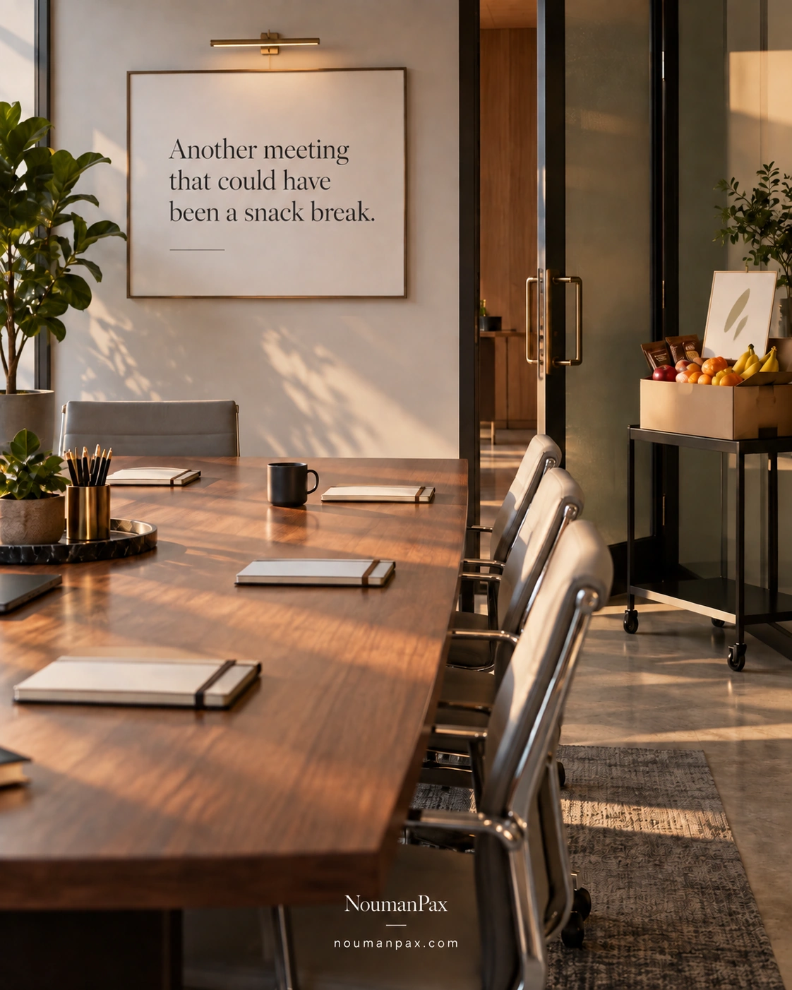 Another meeting that could have been a snack break.