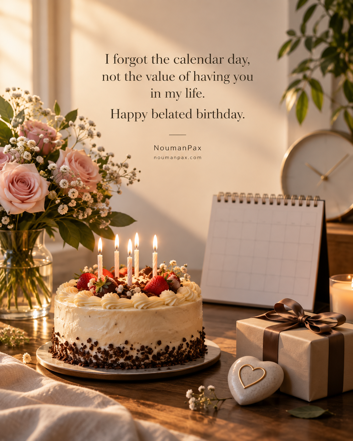 Belated Birthday Wishes After Forgetting — Quote