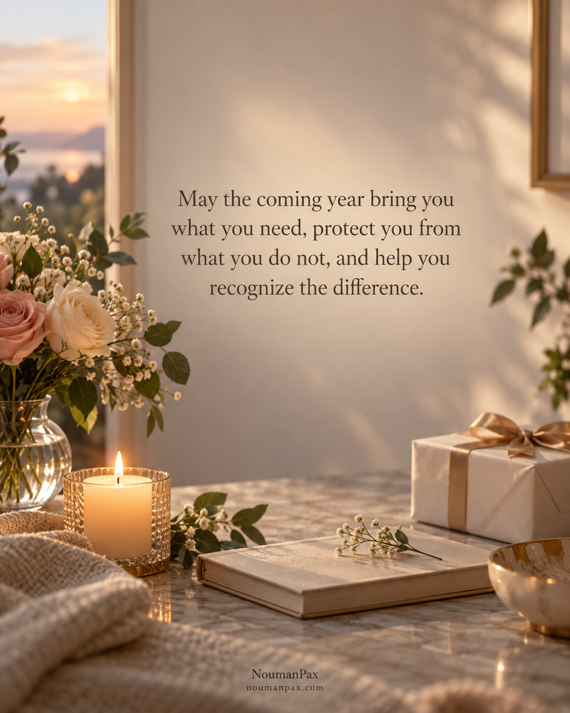 May the coming year bring you what you need, protect you from what you do not, and help you recognize the difference.