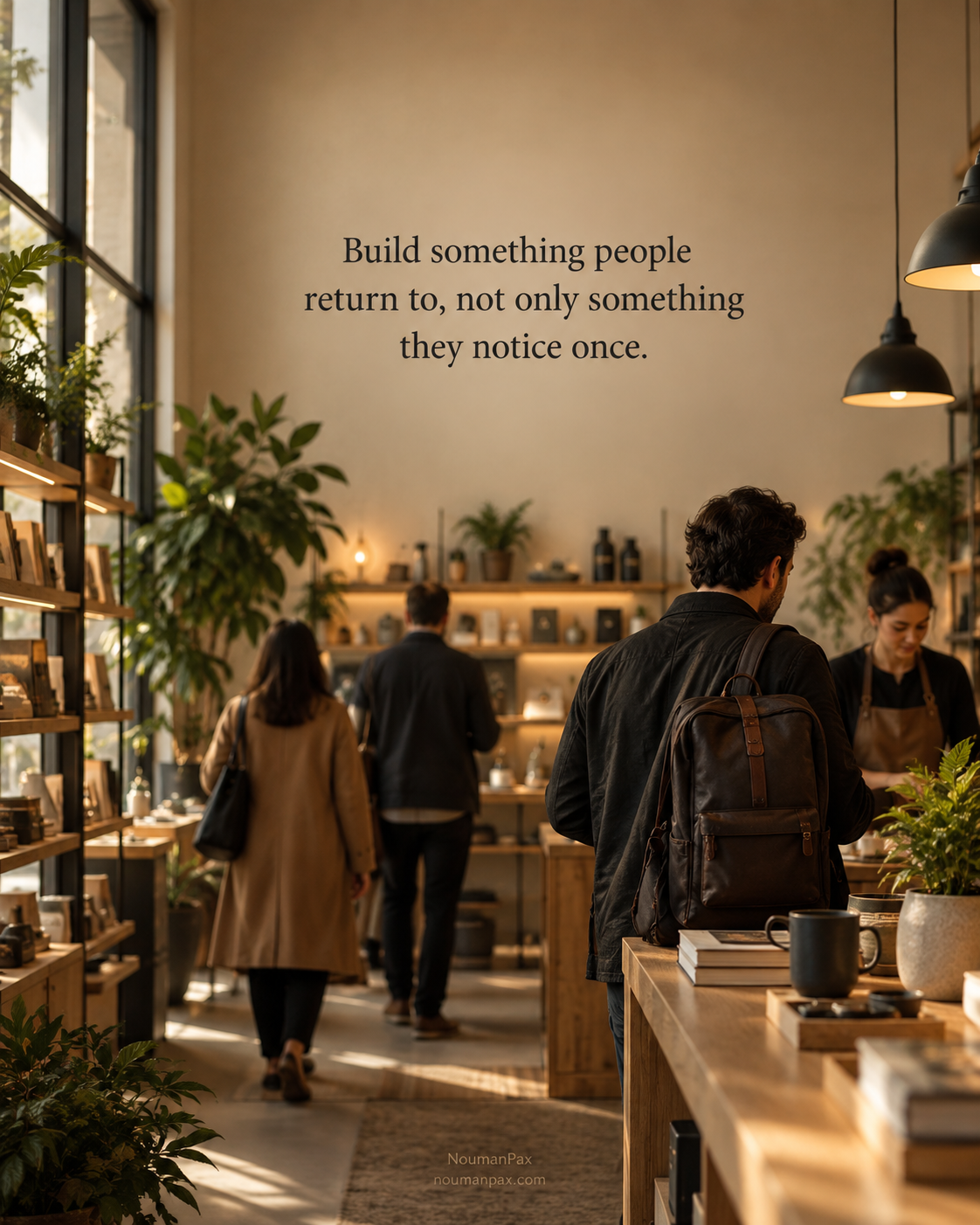 Build something people return to, not only something they notice once.