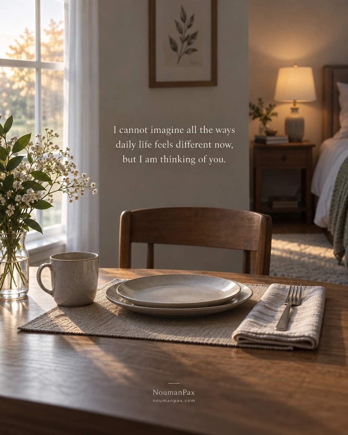 I cannot imagine all the ways daily life feels different now, but I am thinking of you.