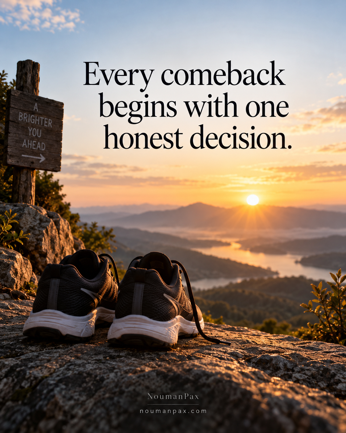 Every comeback begins with a decision