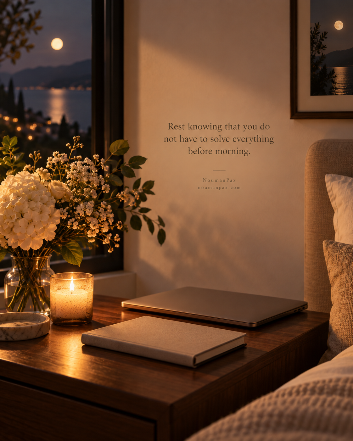 Rest knowing that you do not have to solve everything before morning.