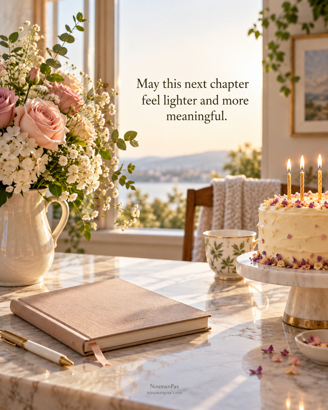 May this next chapter feel lighter and more meaningful.