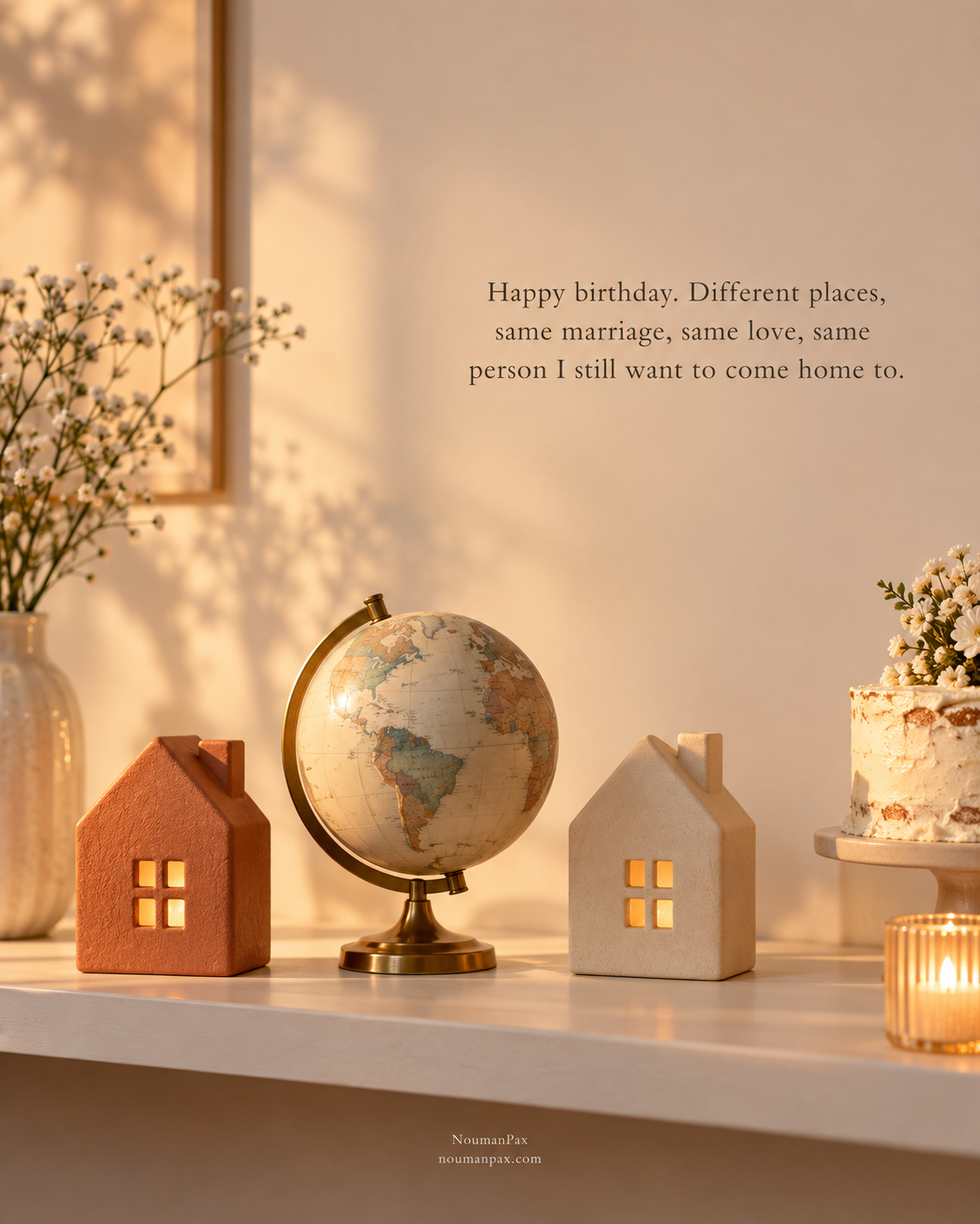 Long-Distance Birthday Wishes for Wife — Quote