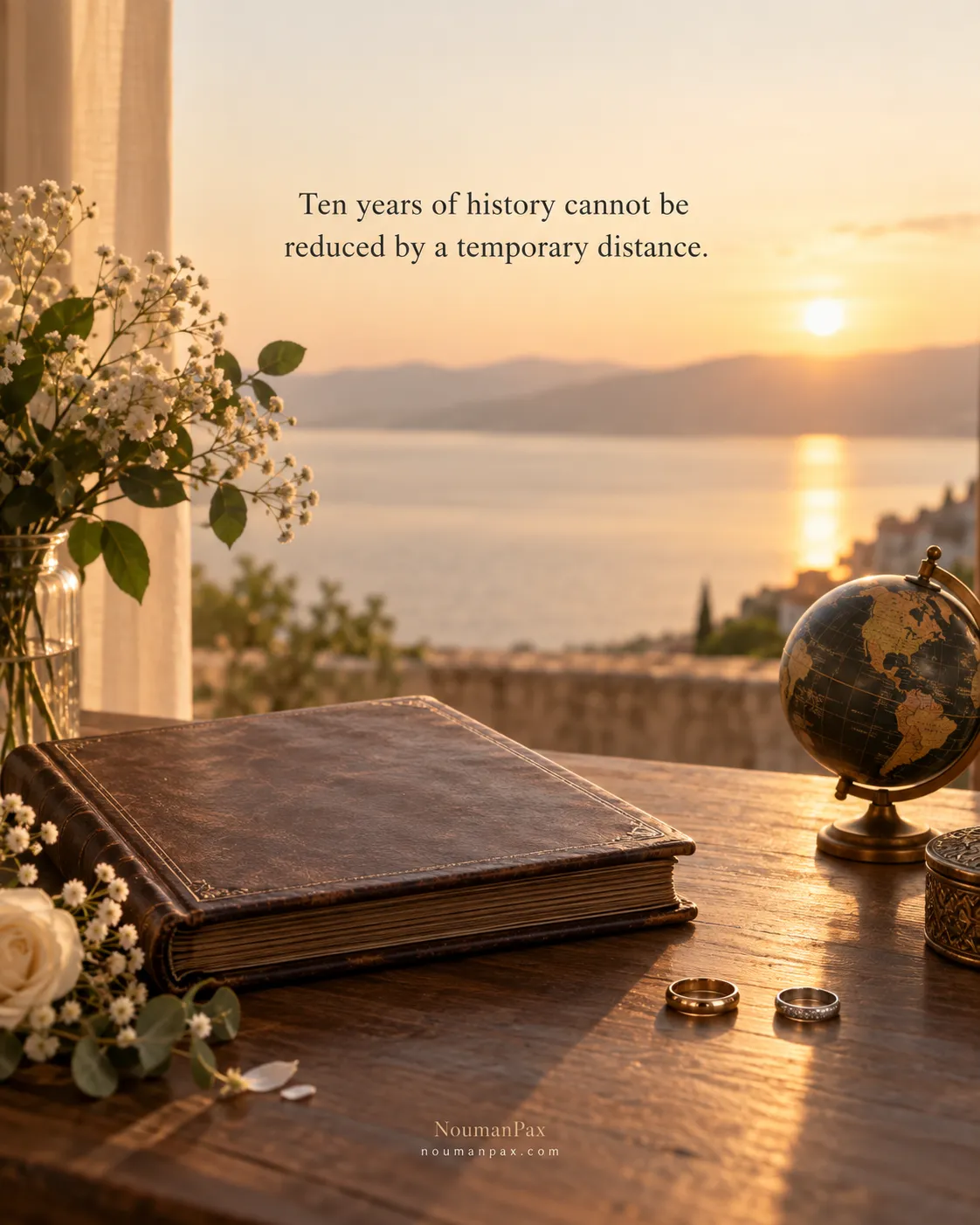 Ten years of history cannot be reduced by a temporary distance.