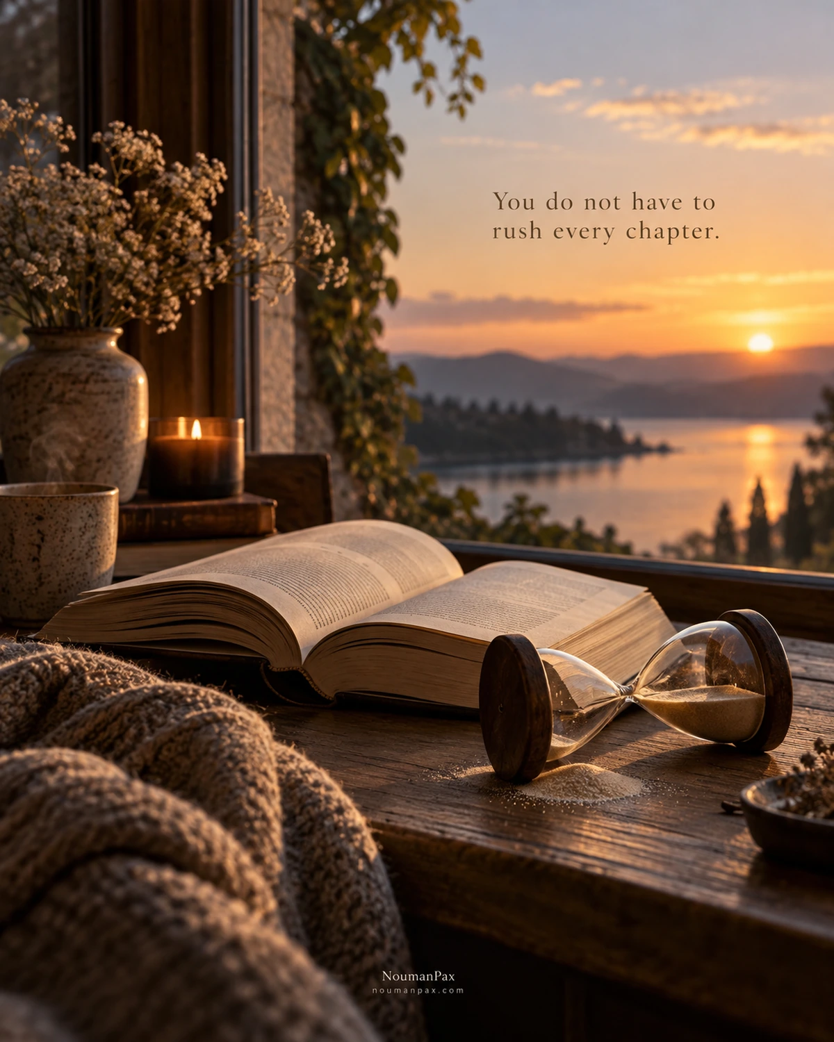 You do not have to rush every chapter.