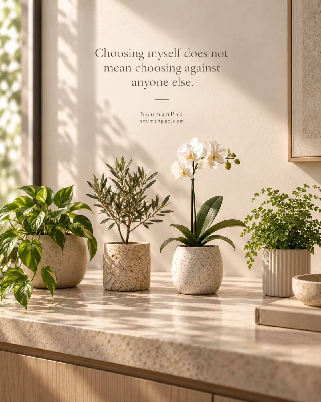 Choosing myself does not mean choosing against anyone else.