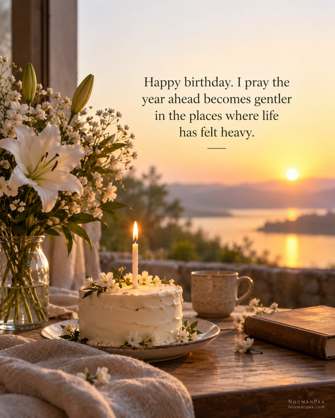 Heartfelt Birthday Blessings — Gentle year blessing