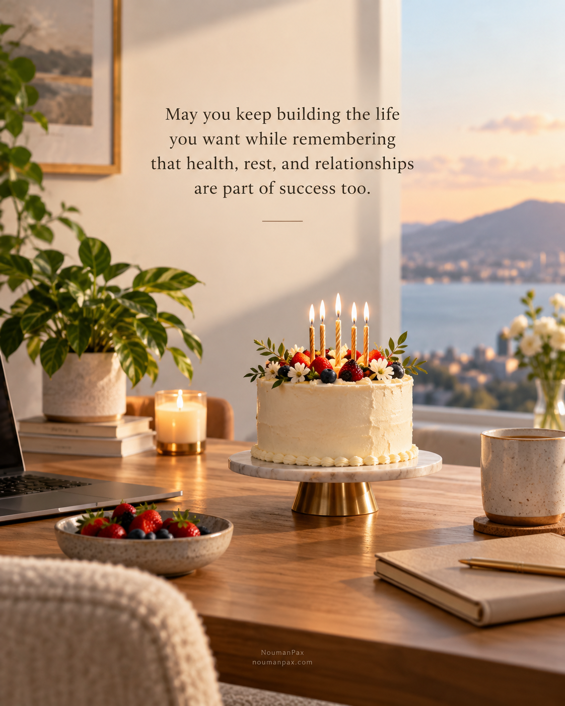 Inspirational Birthday Wishes for Boyfriend — Balanced success