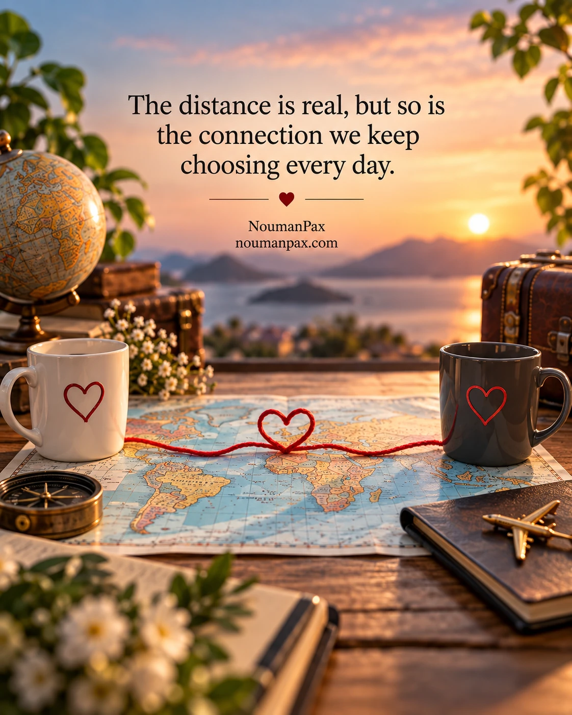 The distance is real, but so is the connection we keep choosing every day.