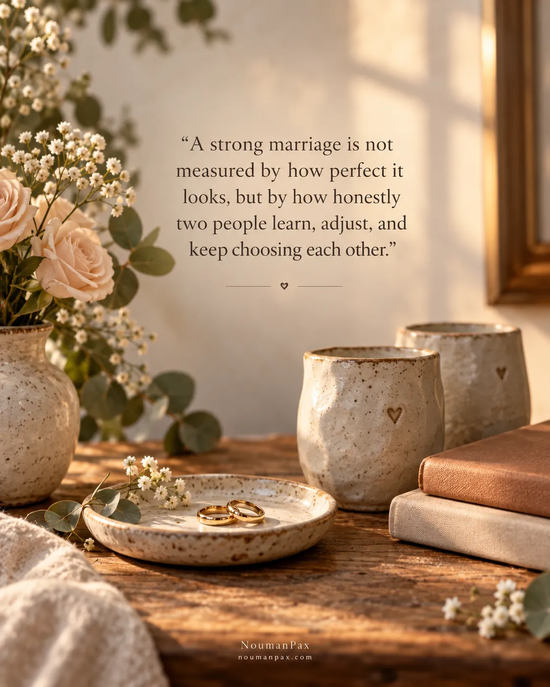 A strong marriage is not measured by how perfect it looks, but by how honestly two people learn, adjust, and keep choosing each other.