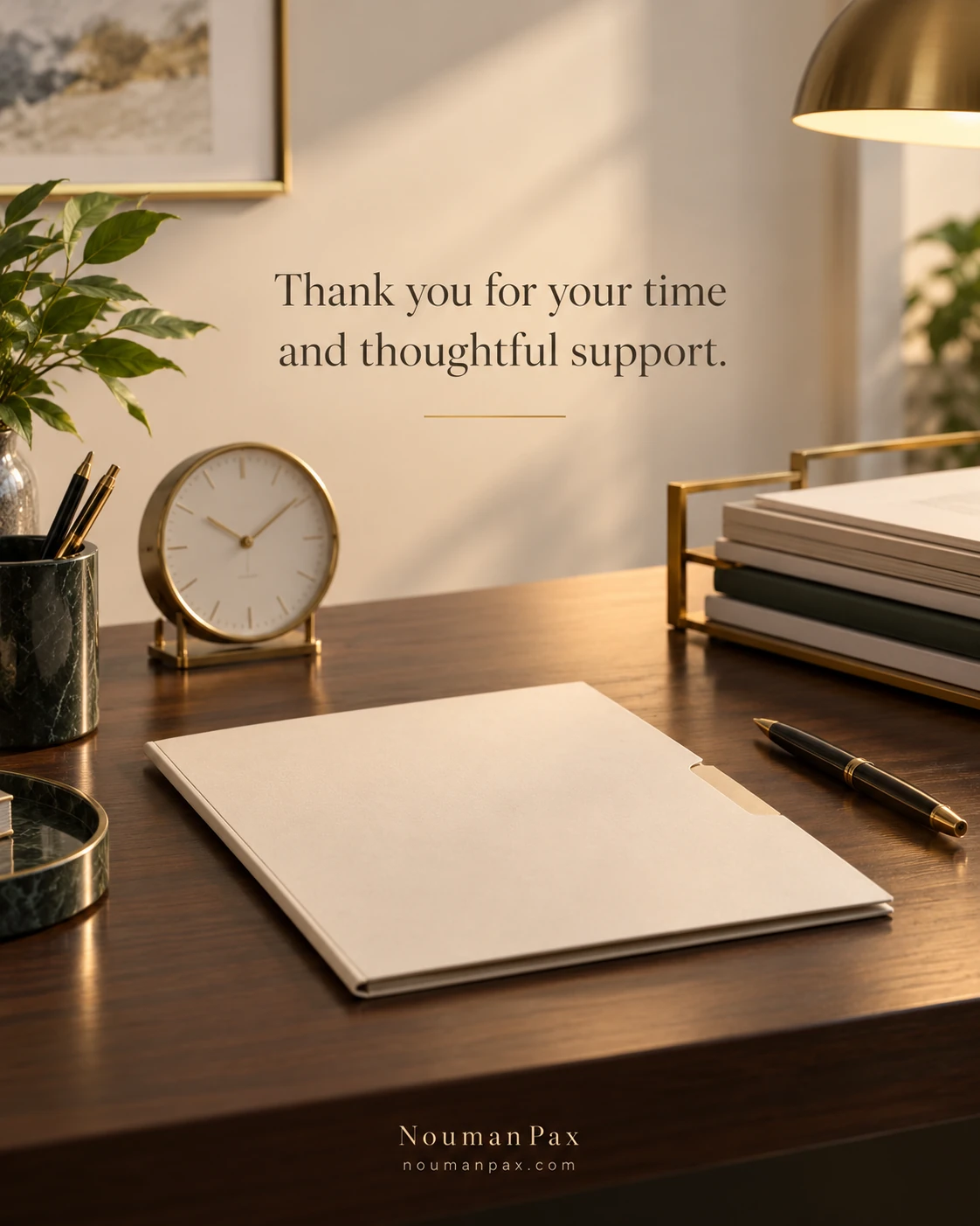 Thank you for your time and thoughtful support.