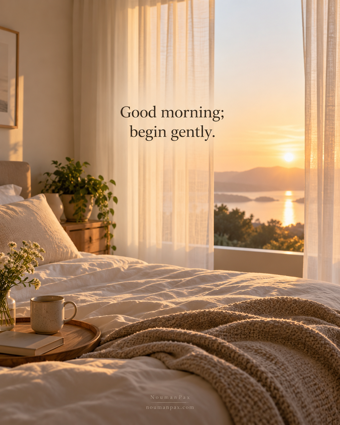 Short good morning quote begin gently