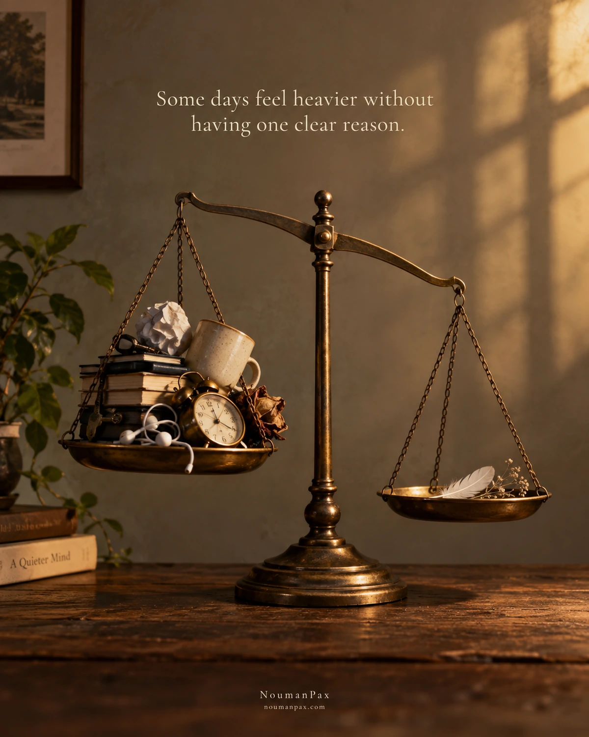 Some days feel heavier without having one clear reason.