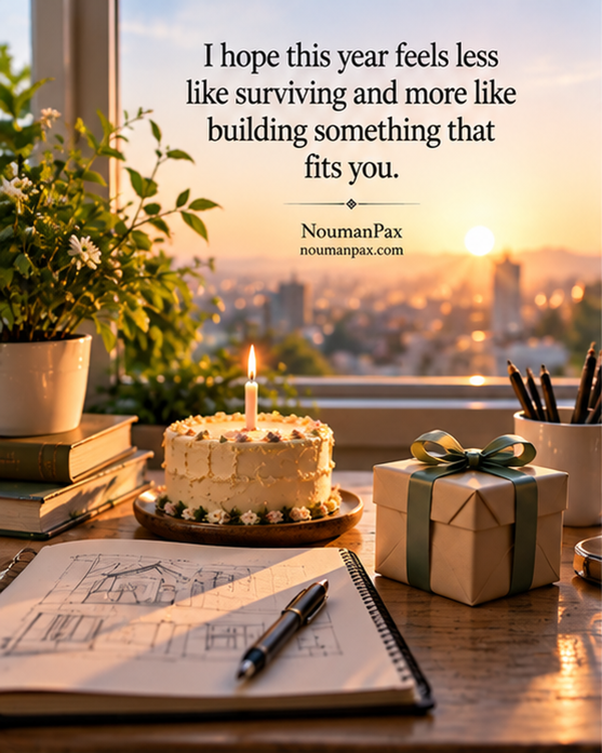 I hope this year feels less like surviving and more like building something that fits you.