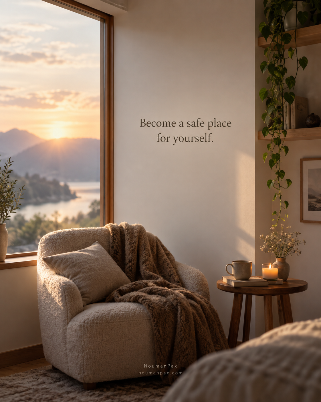 Become a safe place for yourself.