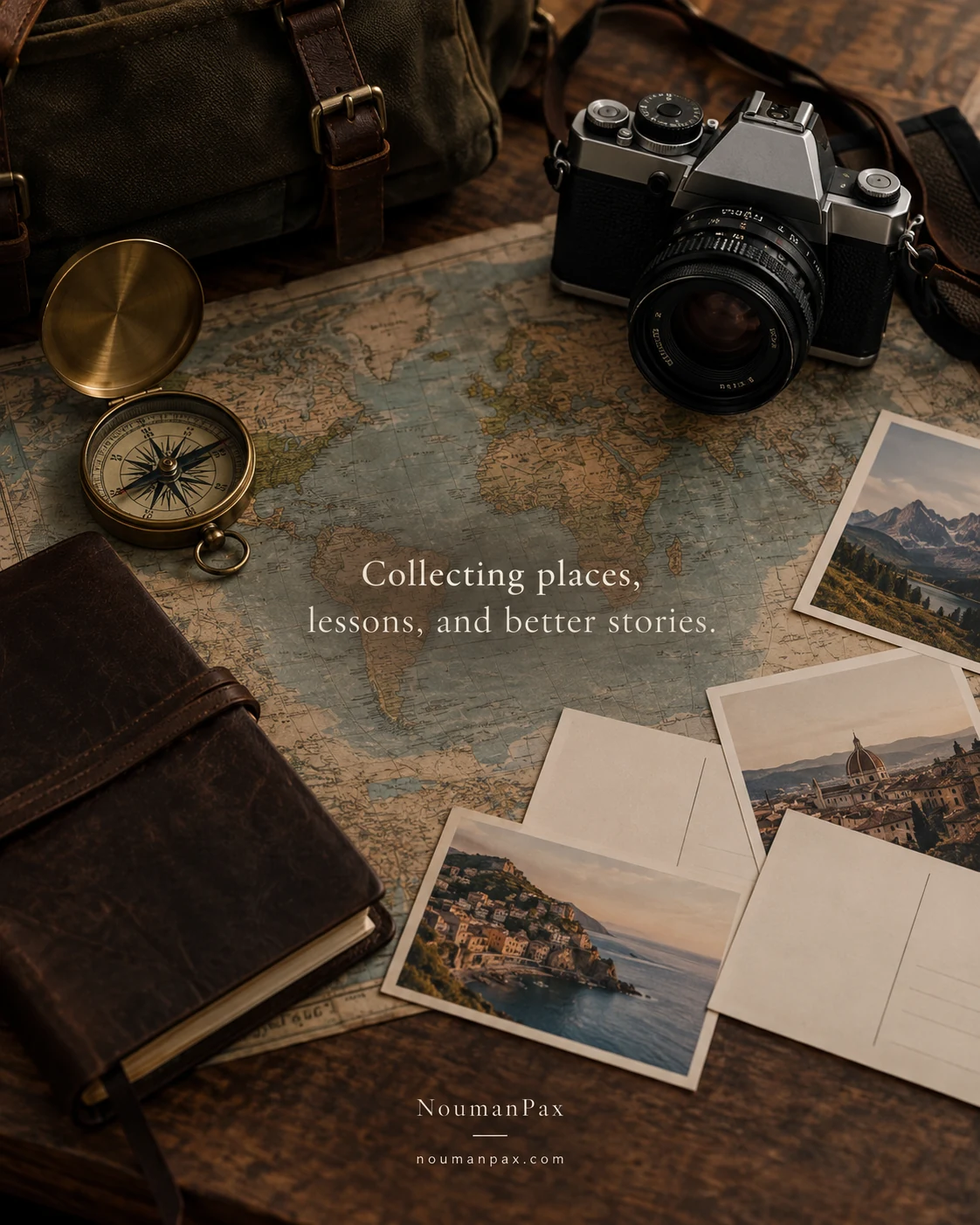 Collecting places, lessons, and better stories.