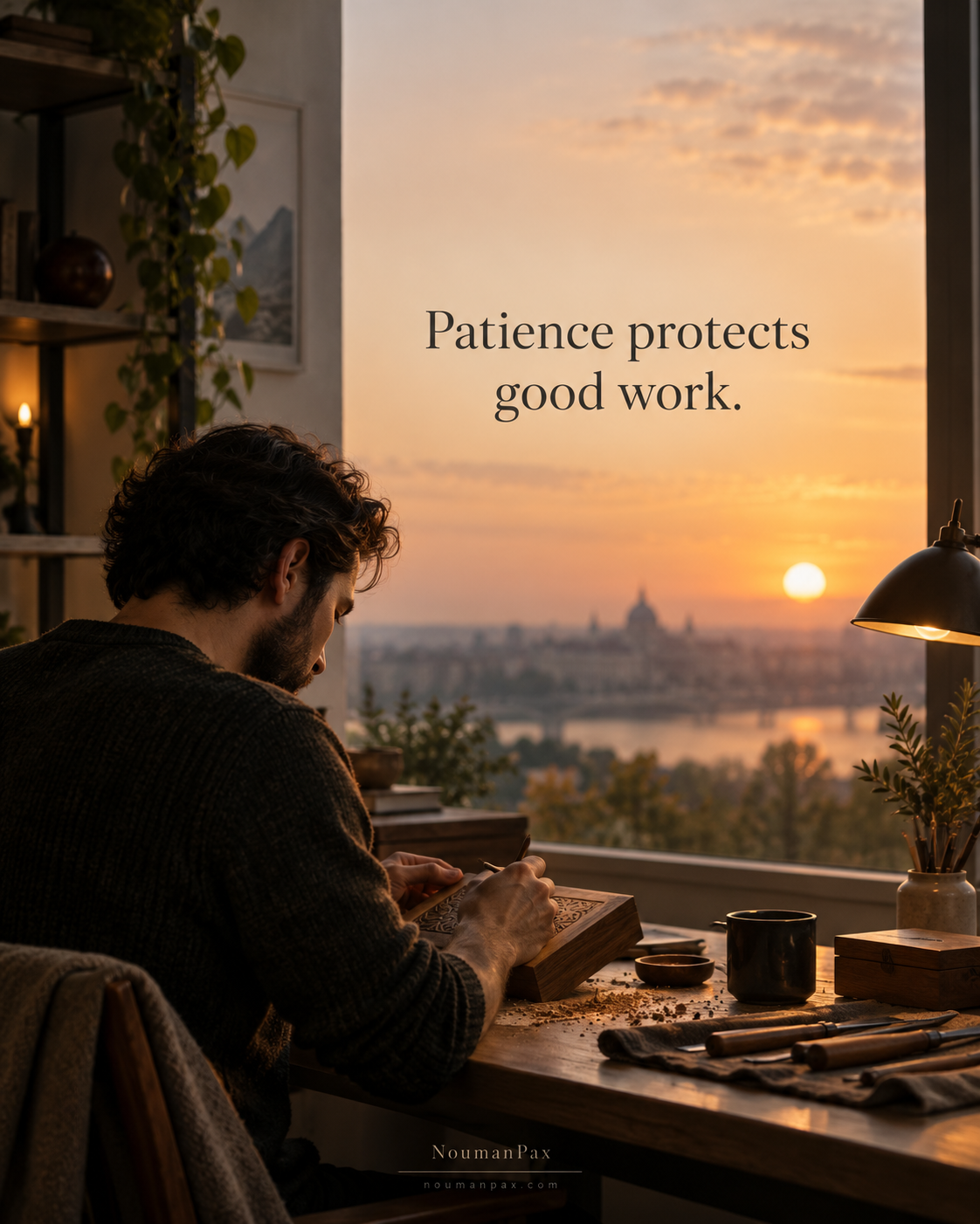Patience protects good work.