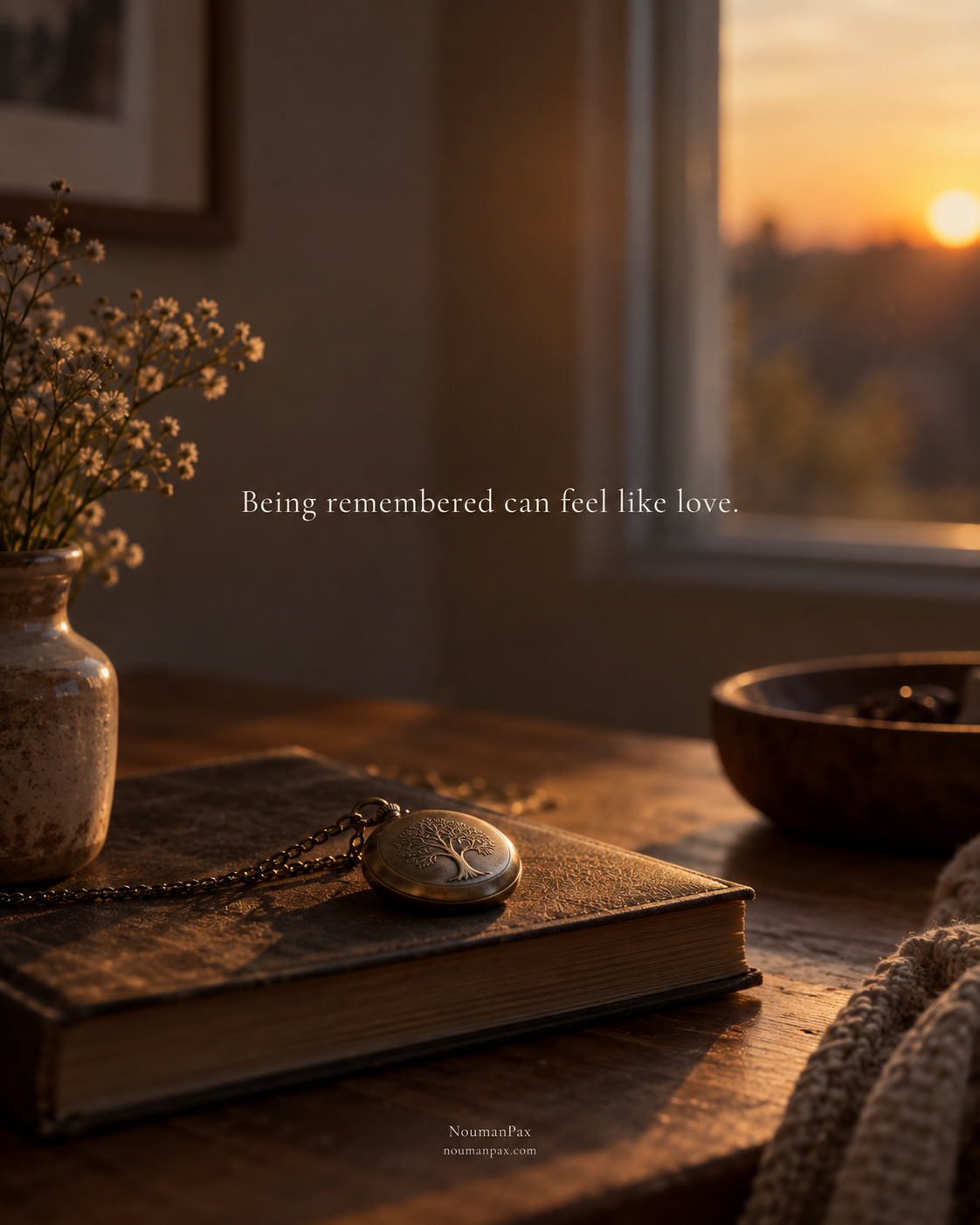 Being remembered can feel like love.