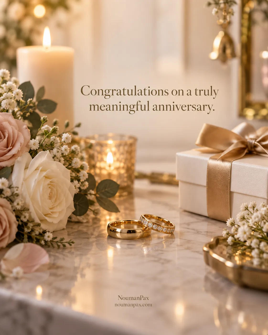 Congratulations on a truly meaningful anniversary.