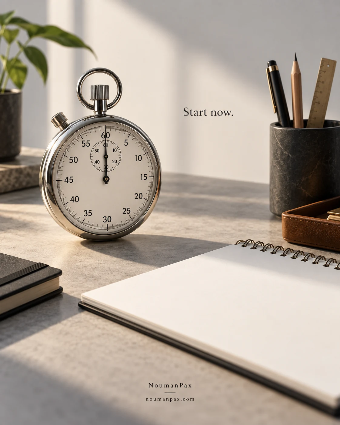 Start now.