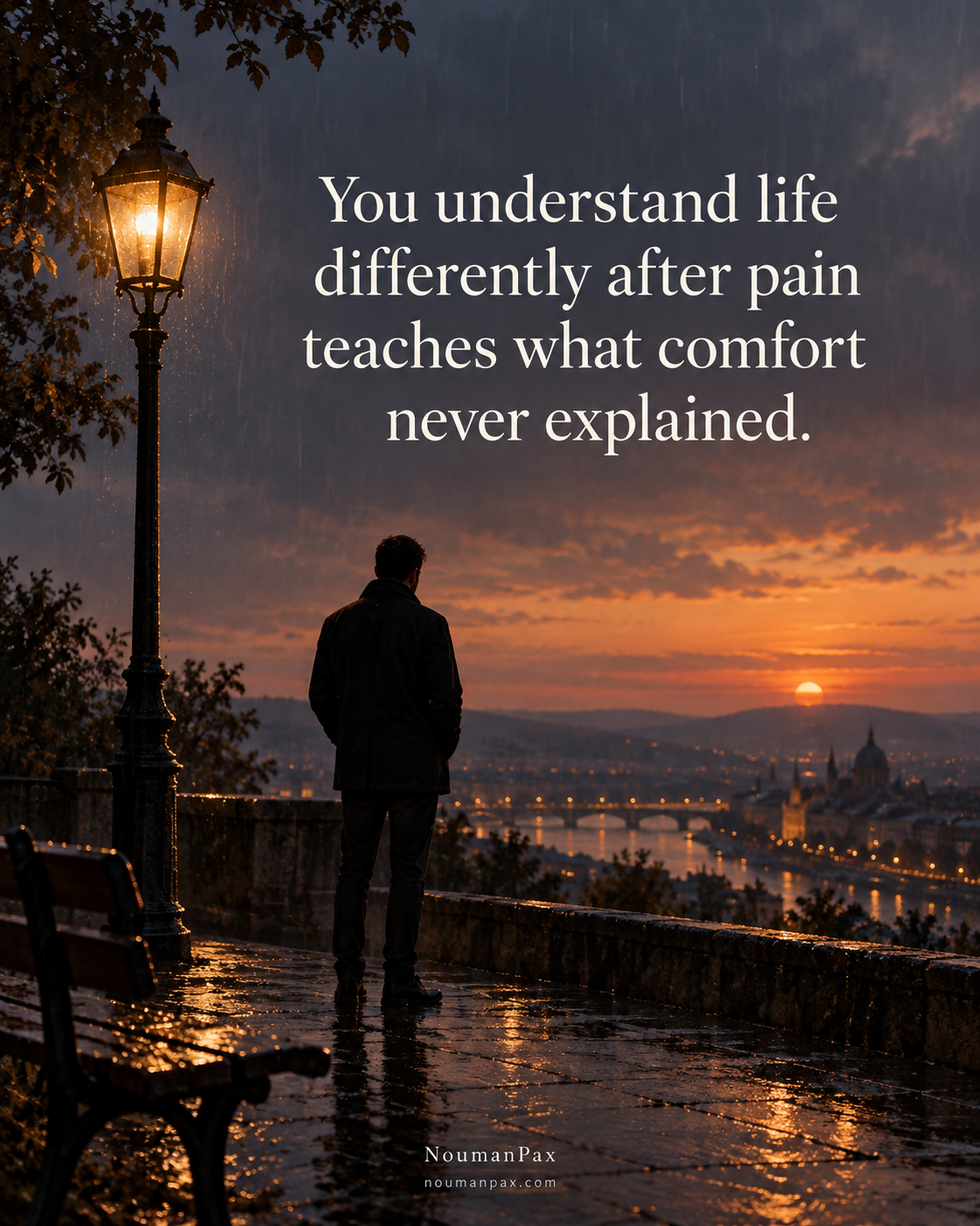 You understand life differently after pain