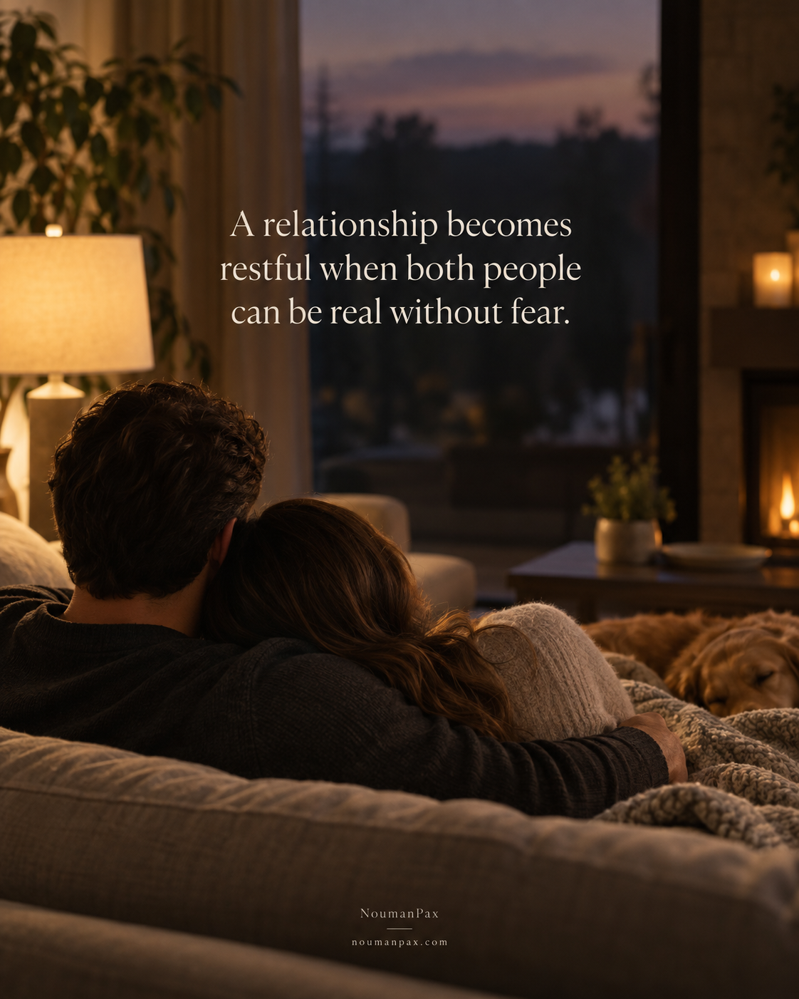 Relationship quote — relationship restful and real