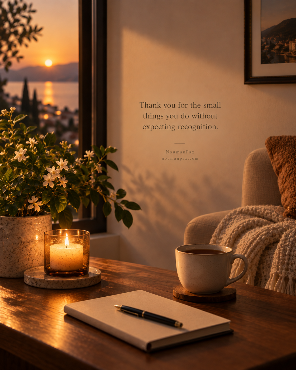Thank you for the small things you do without expecting recognition.