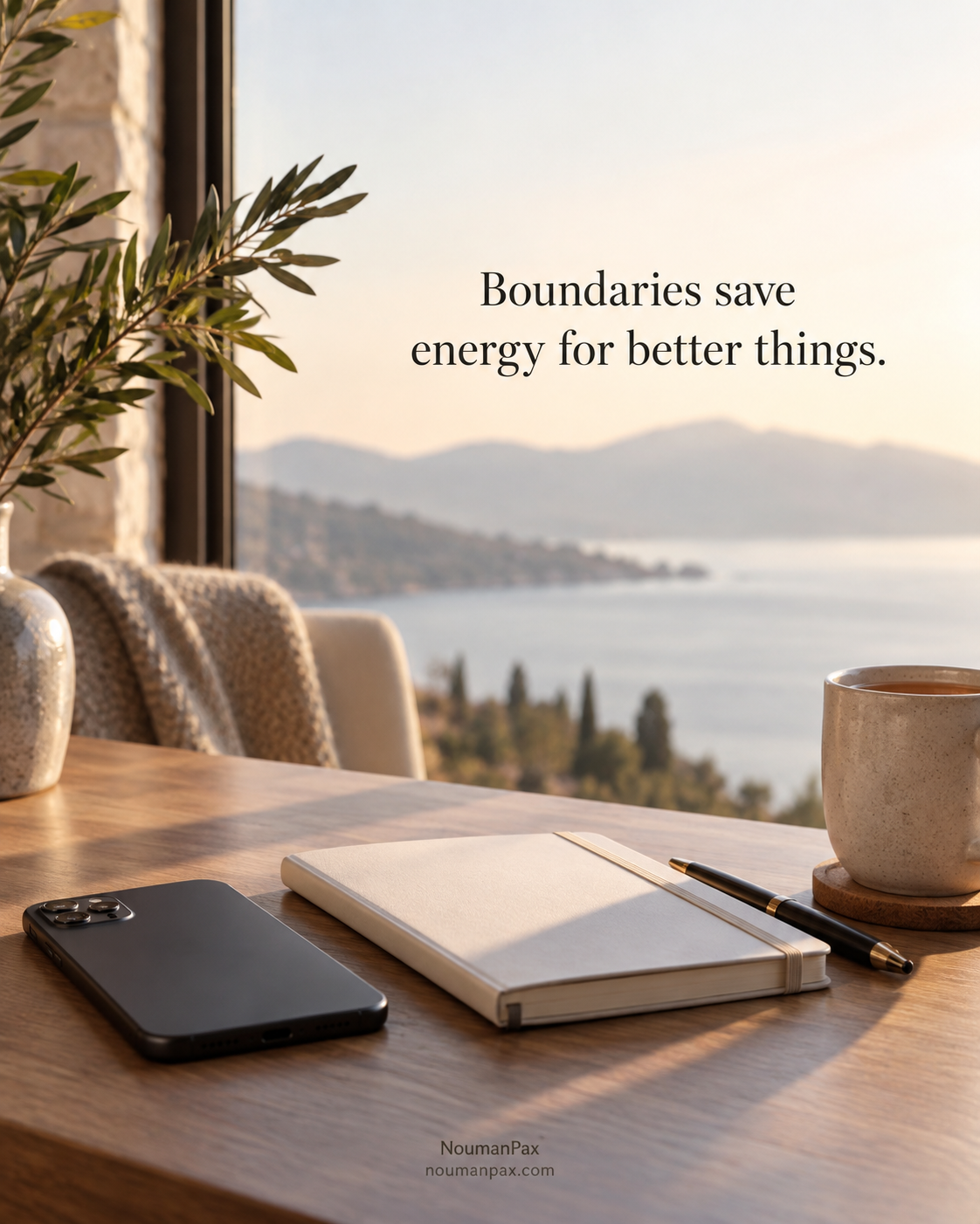 Boundaries save energy for better things.