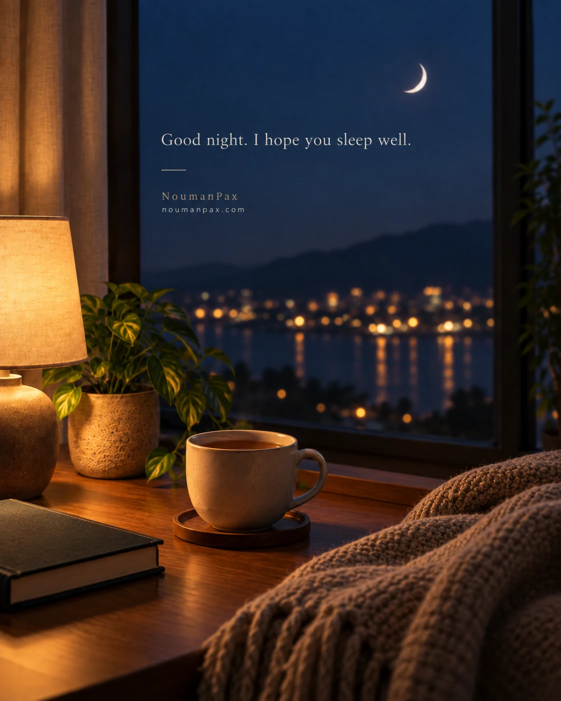 Good night. I hope you sleep well.