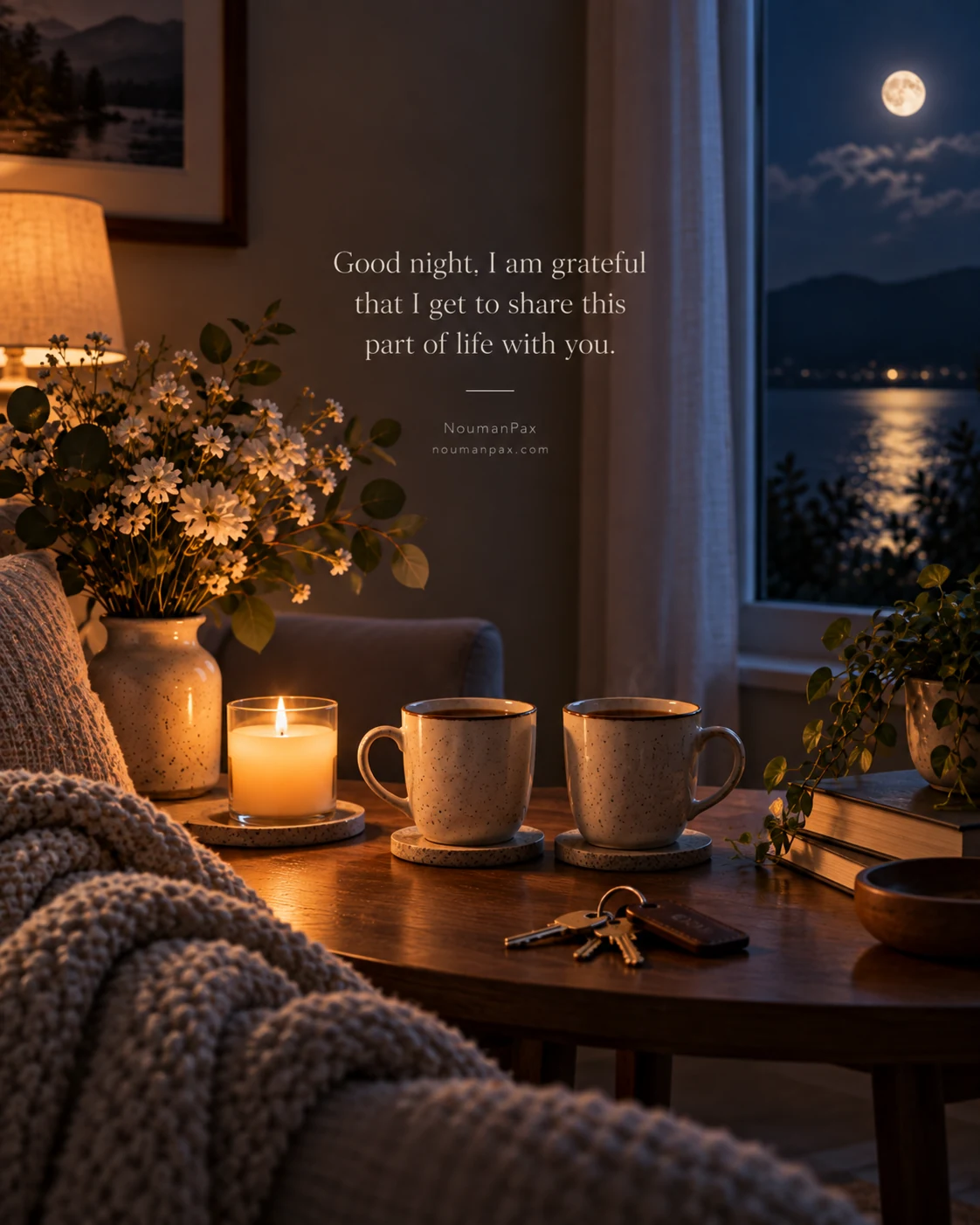 Good night. I am grateful that I get to share this part of life with you.