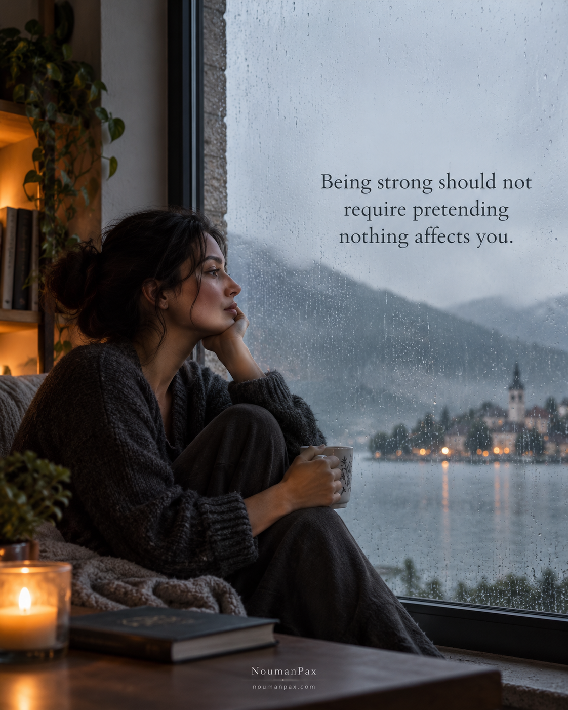 Being strong should not require pretending nothing affects you.