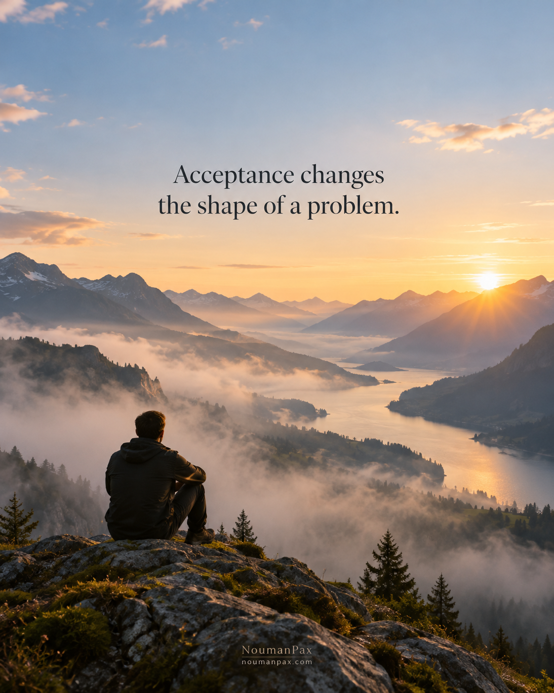 Acceptance changes the shape of a problem.