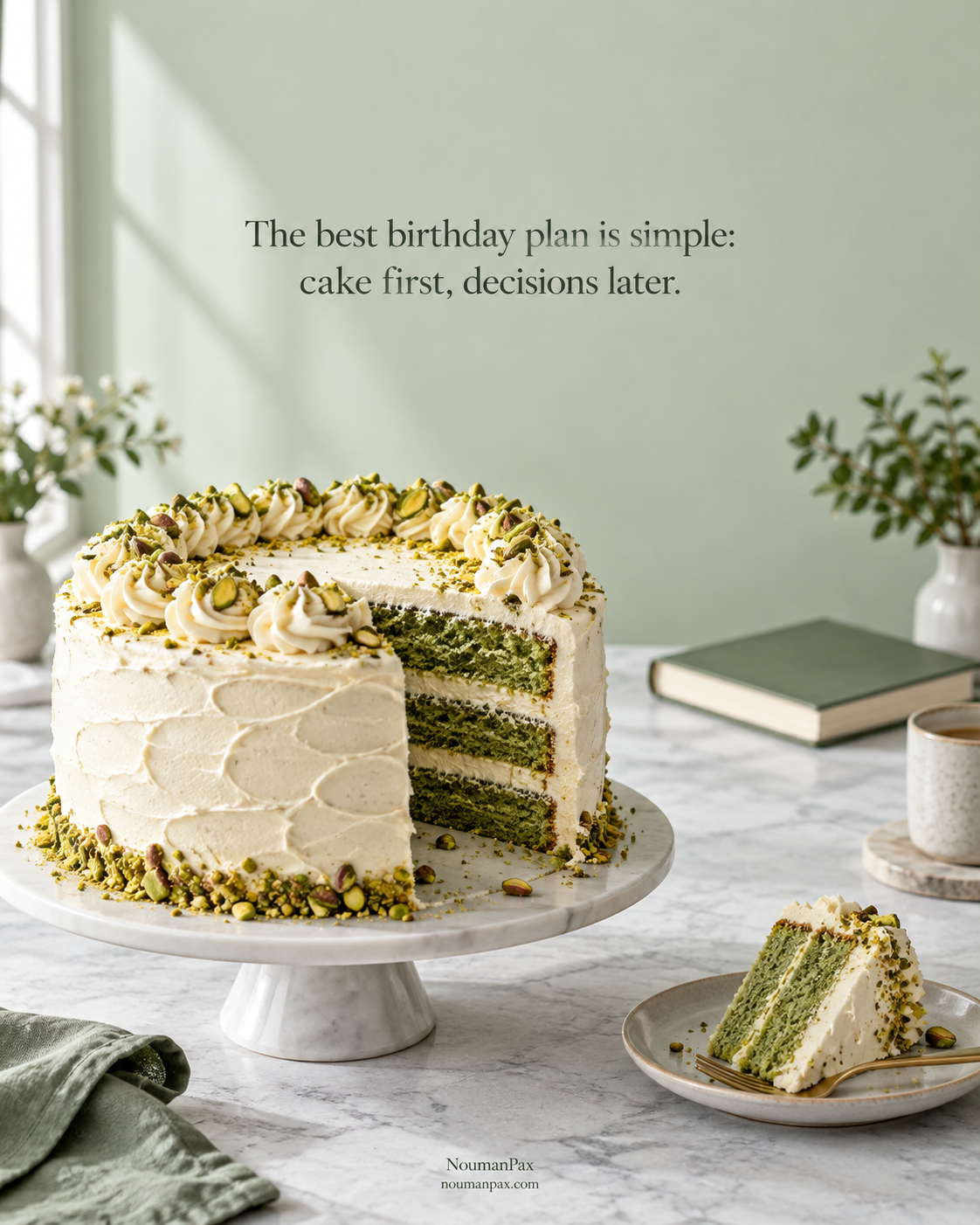 The best birthday plan is simple: cake first, decisions later.