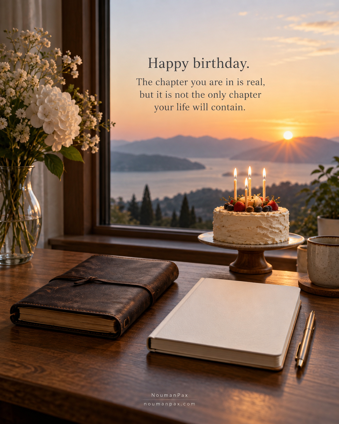 Inspirational Birthday Wishes During Difficult Times — Another chapter ahead