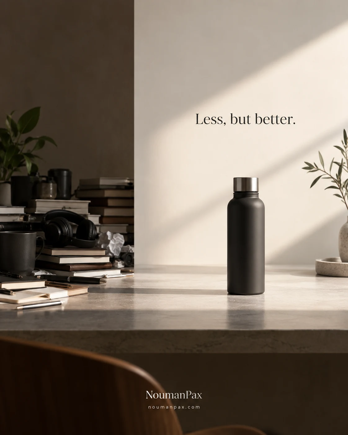 Less, but better.
