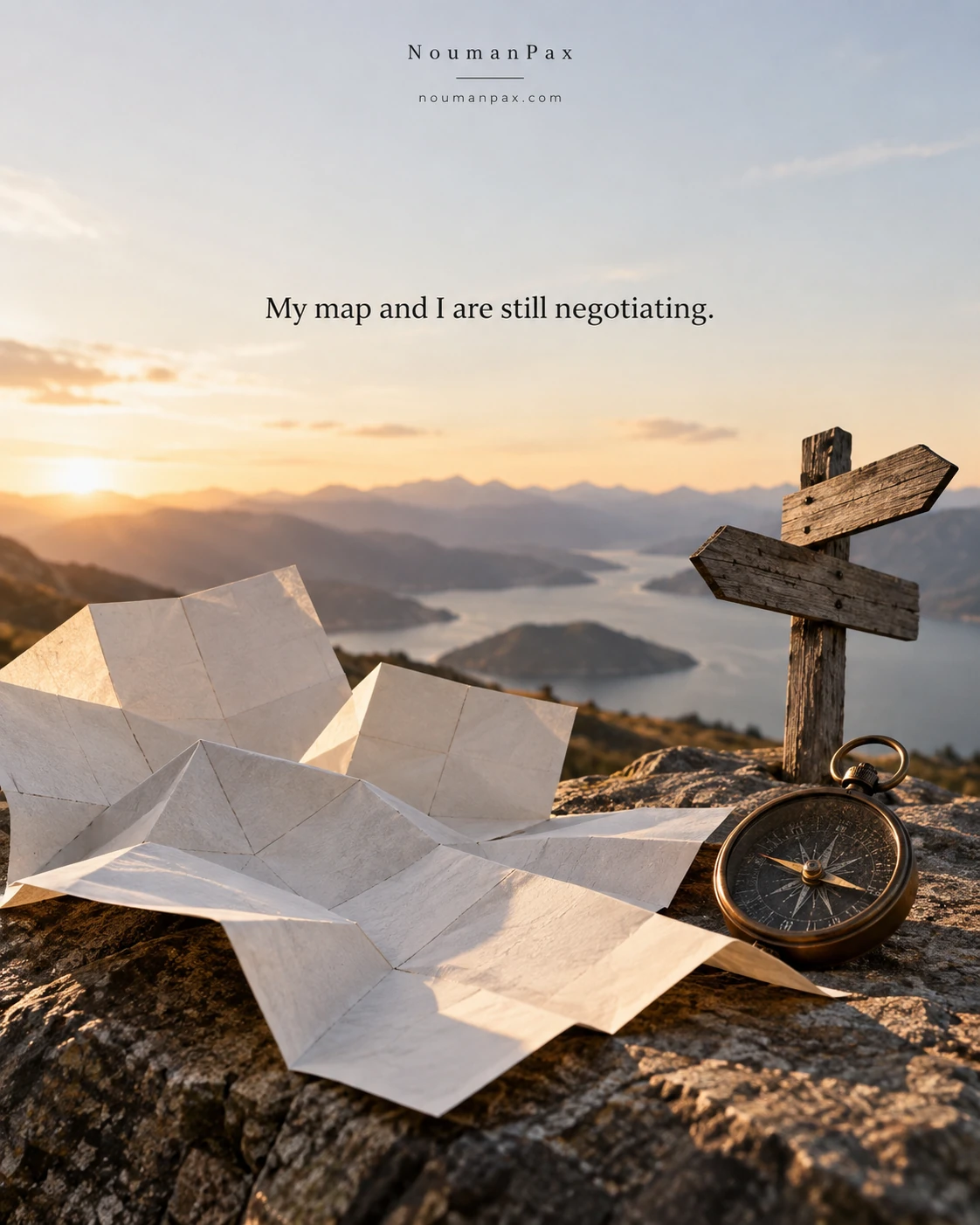 My map and I are still negotiating.