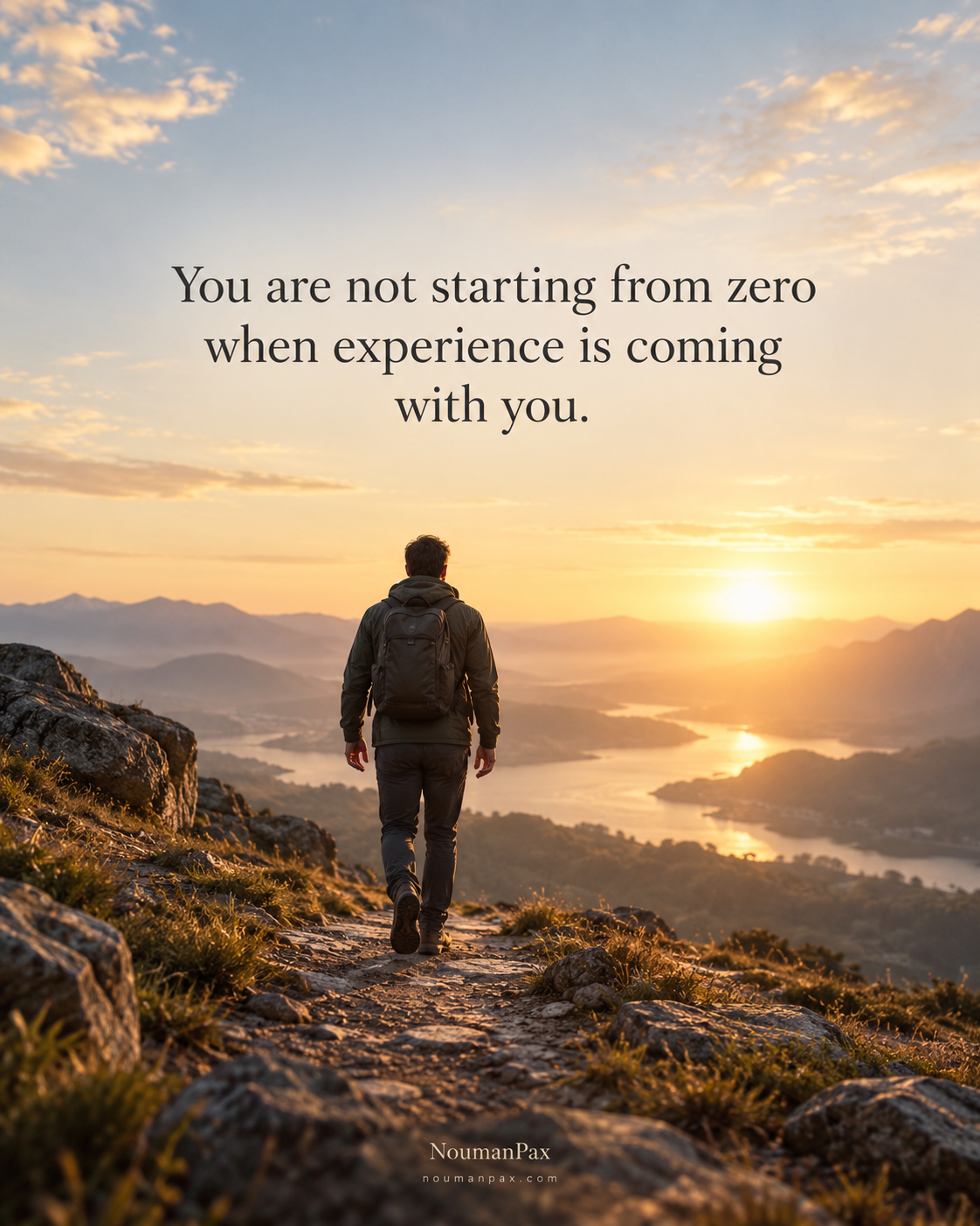 Not starting from zero with experience