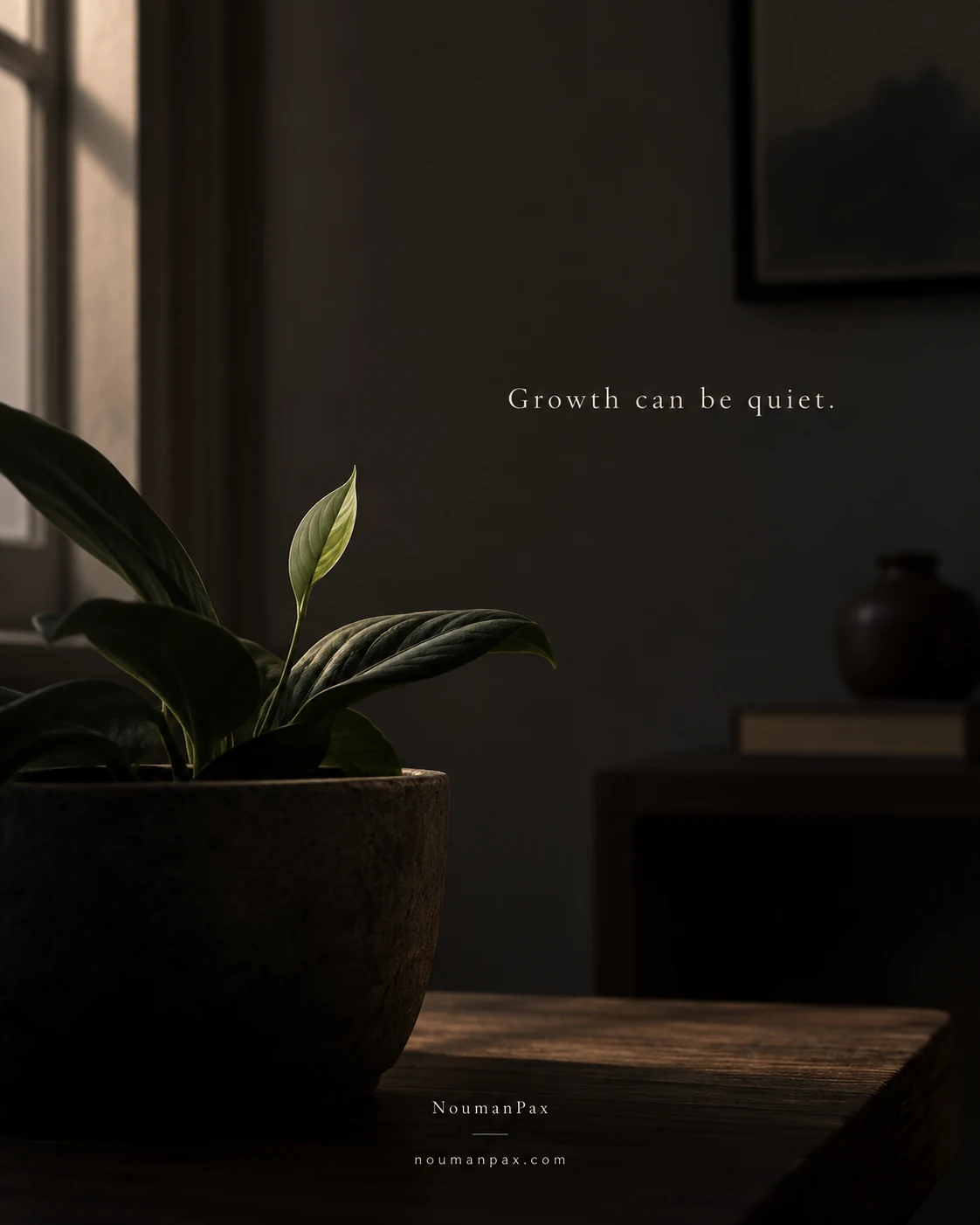 Growth can be quiet.