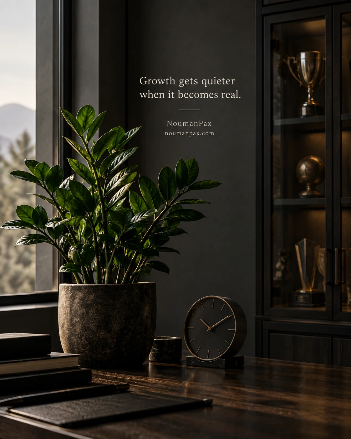 Growth gets quieter when it becomes real.