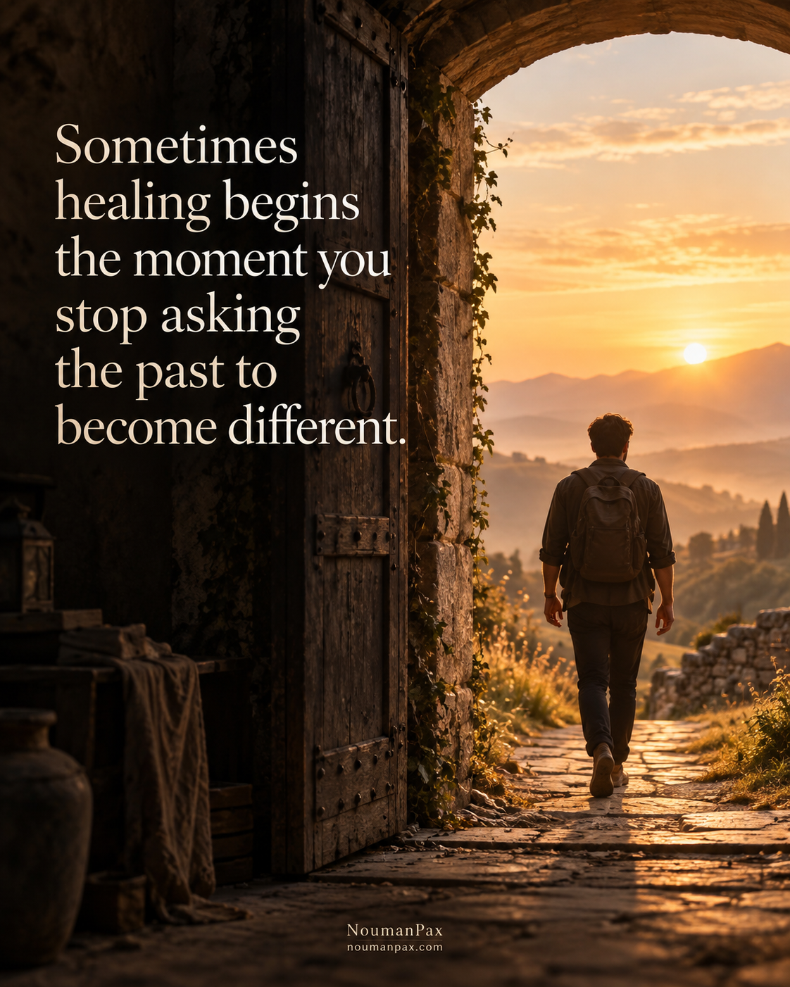Healing begins when you stop asking the past to change