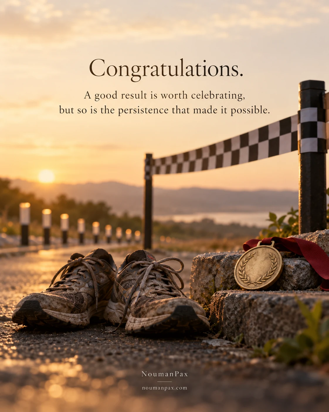 Congratulations. A good result is worth celebrating, but so is the persistence that made it possible.